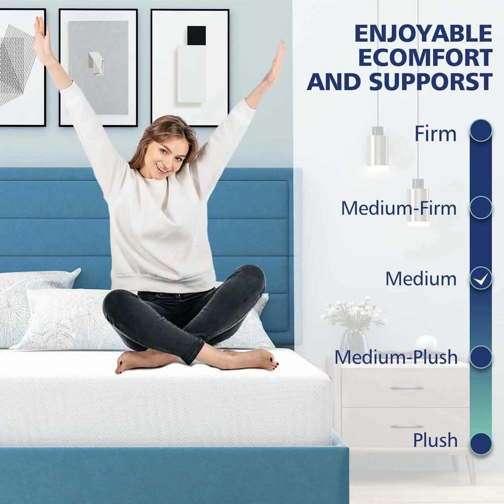 6" Full Memory Foam Medium-Firm Mattress in a Box N66790