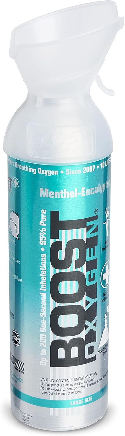 Menthol Eucalyptus 10-Liter Oxygen Canister 6 Pack A587009