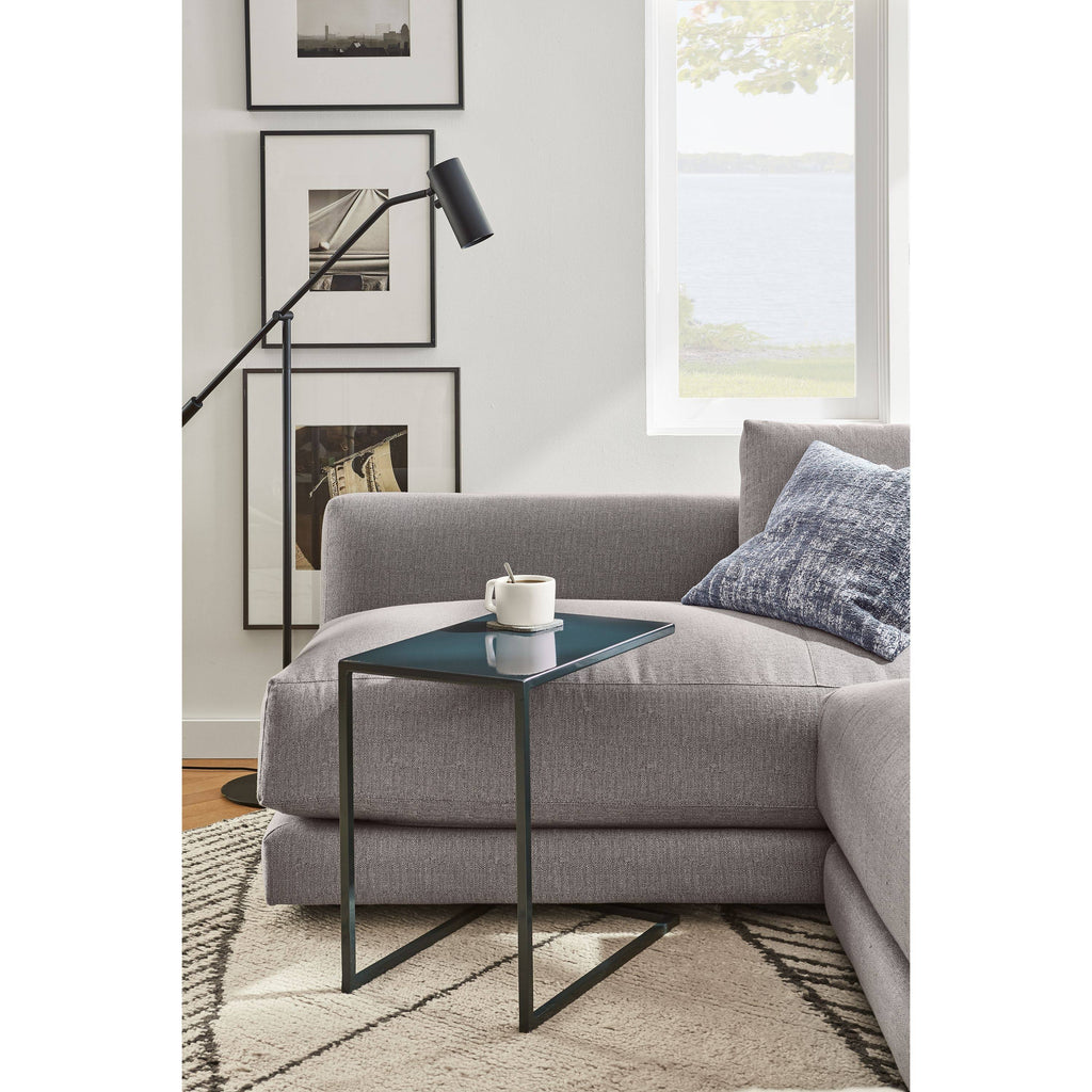 Modern Slim C-Shaped Table L40540