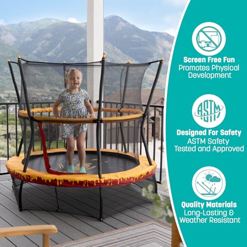 60" Mini Trampoline with Enclosure Net N193409