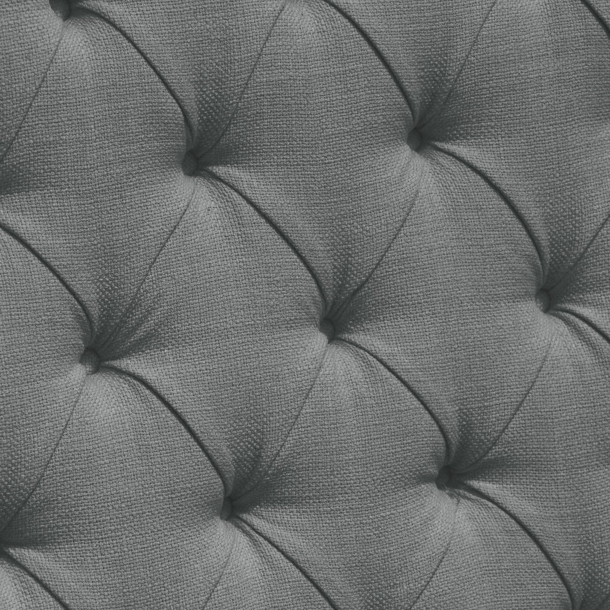 Grey Linen Tufted Bed W677