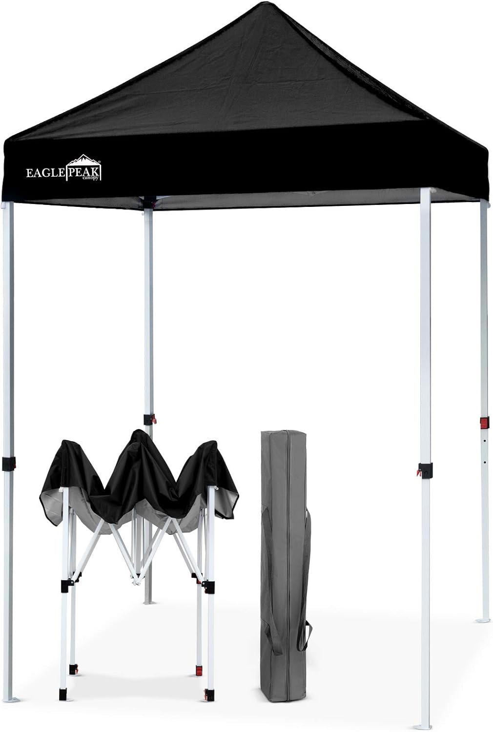10' x 10' Light Blue Pop Up Canopy Tent with Wheeled Carrying Bag P685899