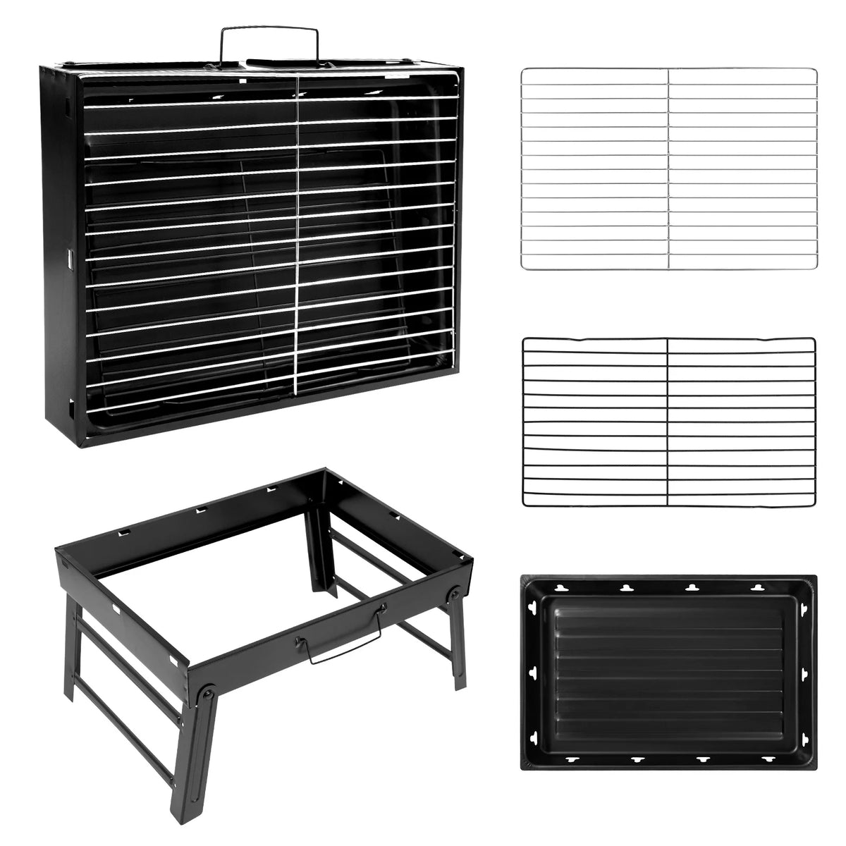 Charcoal Grill, Portable Folding BBQ Grill L849