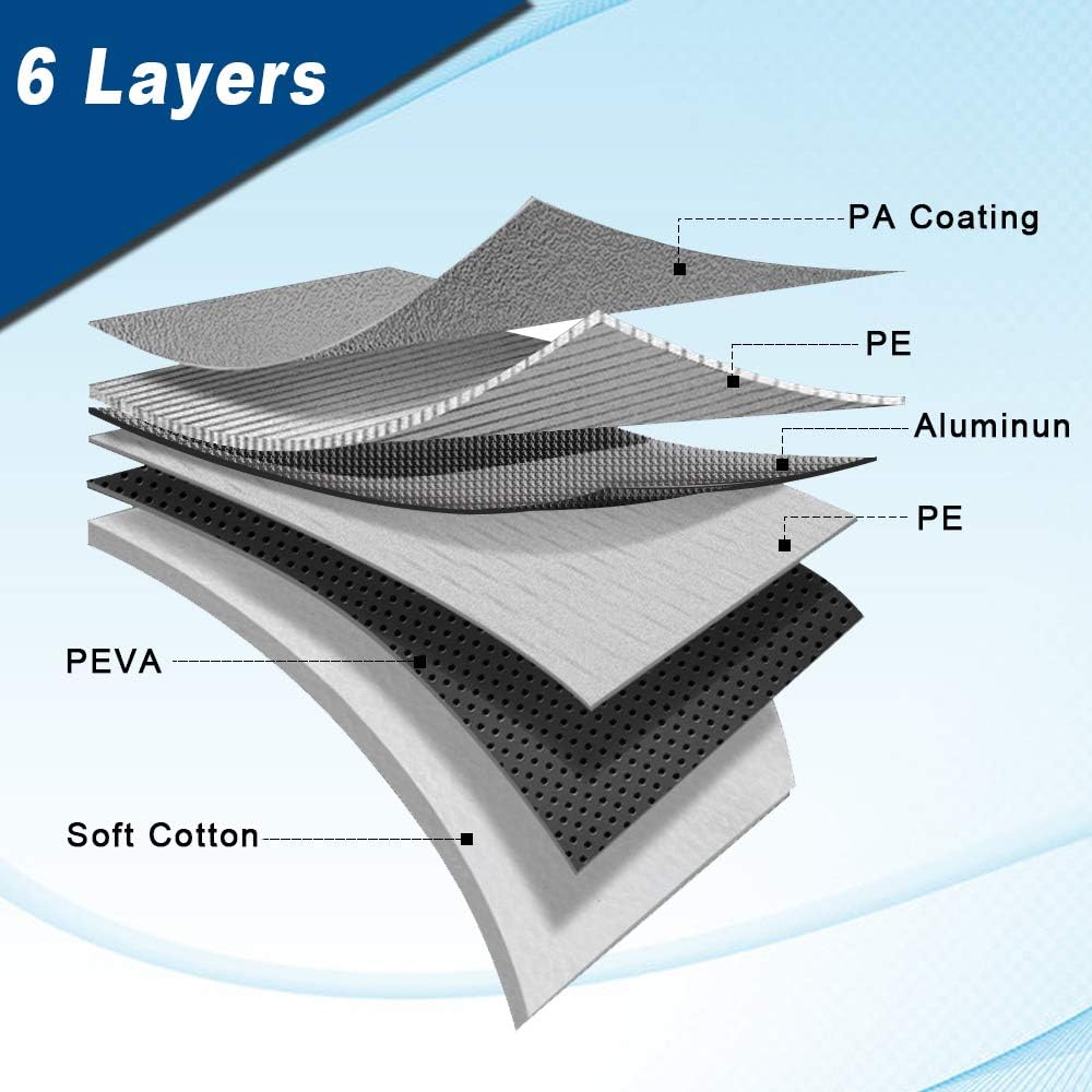 6 Layers Waterproof Car Cover (208 X 78 X 59 inches) A193