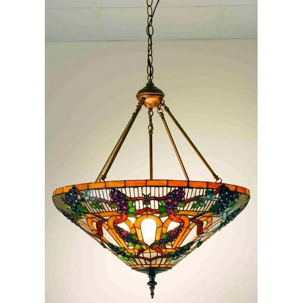 20 Inch 3 Light Inverted Pendant with Mahogany Bronze Finish S157631