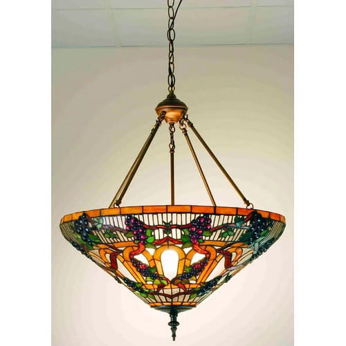 20 Inch 3 Light Inverted Pendant with Mahogany Bronze Finish S157631