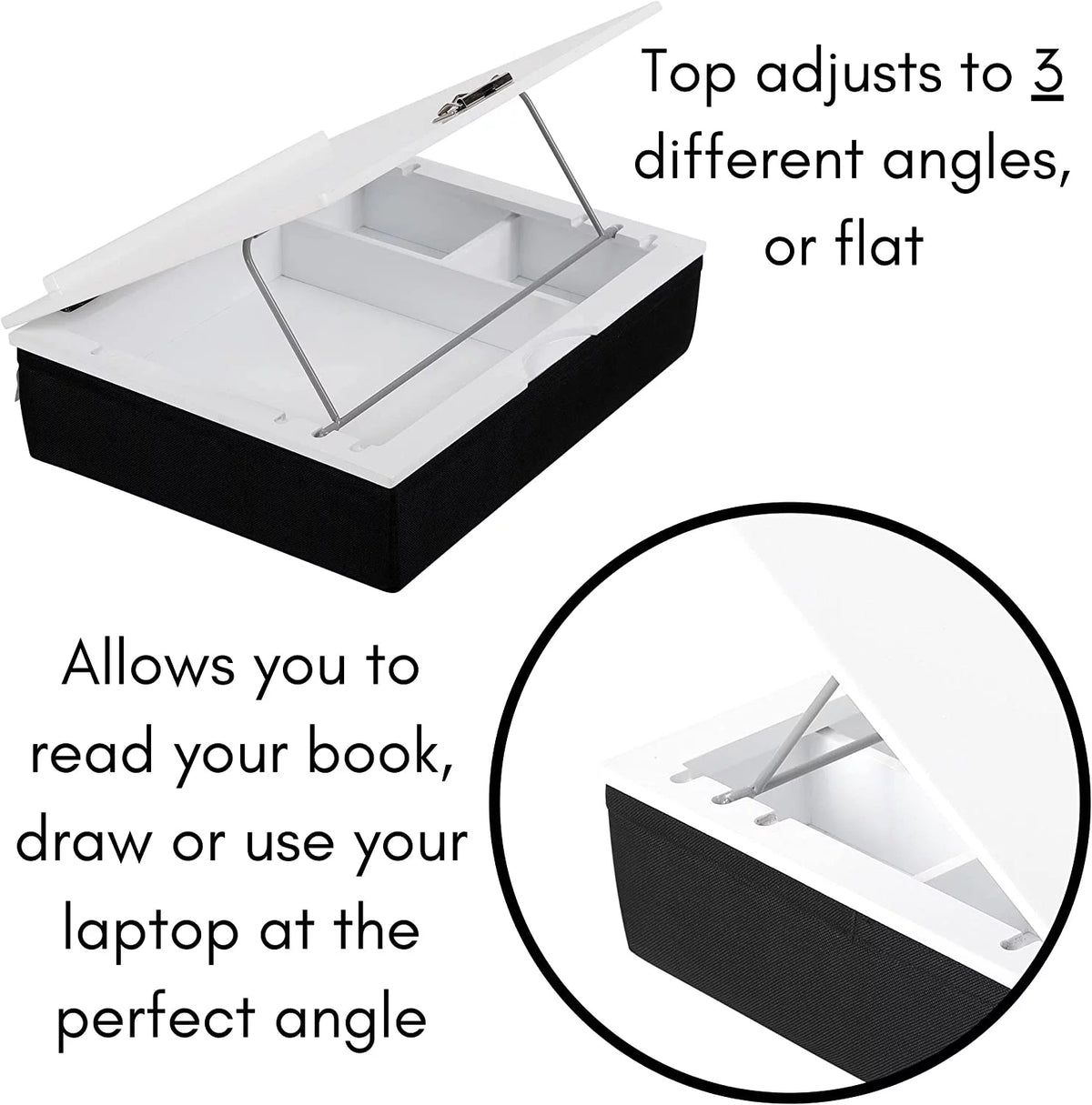 Lap Desk with Storage and Cushion R54390