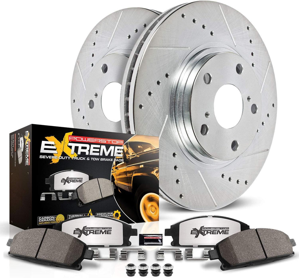 Rear Z36 Truck & Tow Carbon Fiber Ceramic Brake Kit Q613092