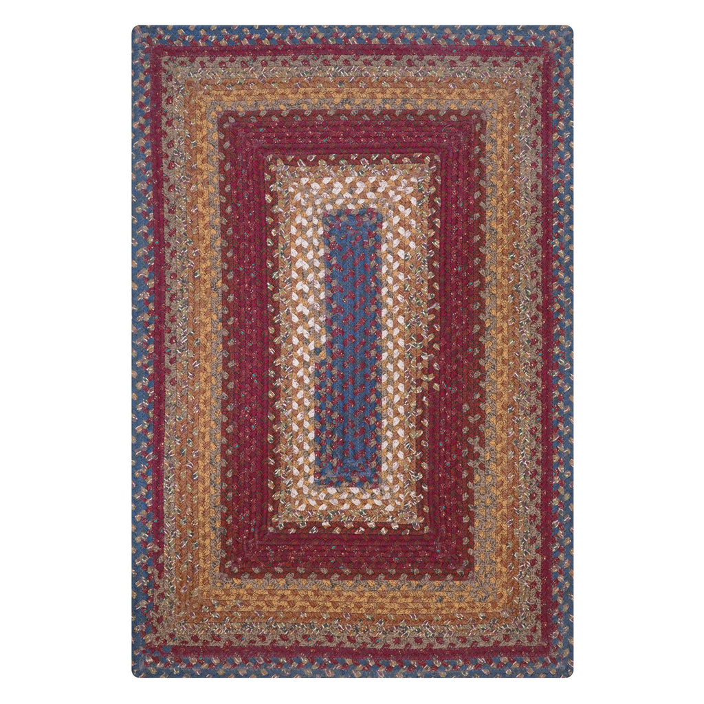 Red Cotton Braided Area Rug 4' x 6' T673298