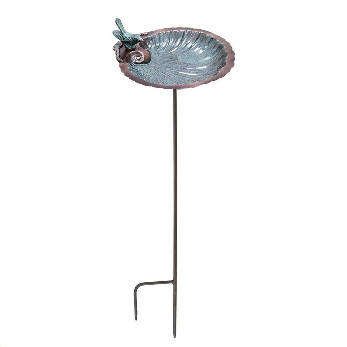 Scallop Shell Birdbath with Stand K51042