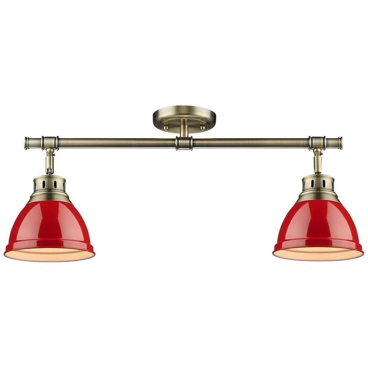 Red Semi Flush Track Light E239850