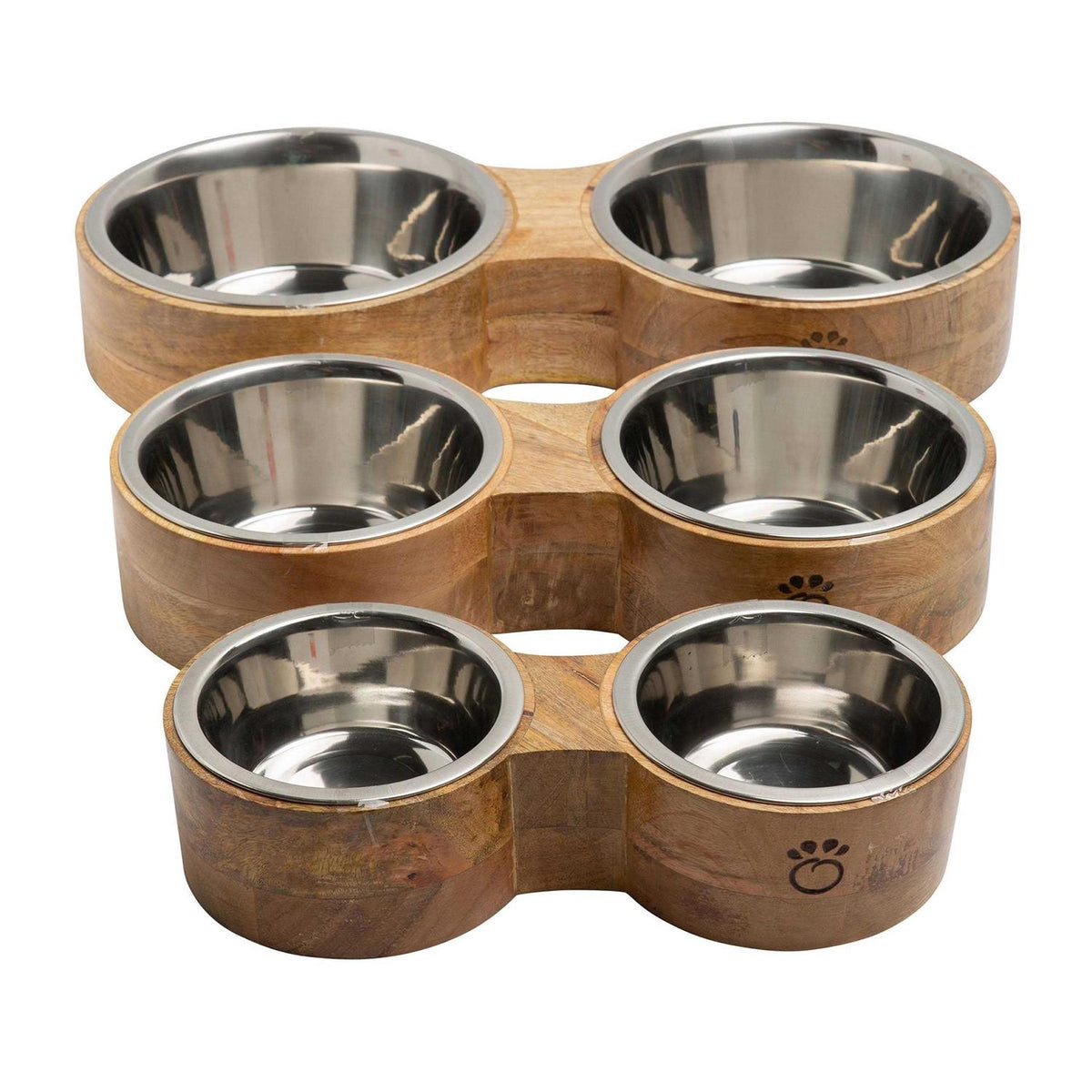 Wood & Metal Pet Feeder V57838