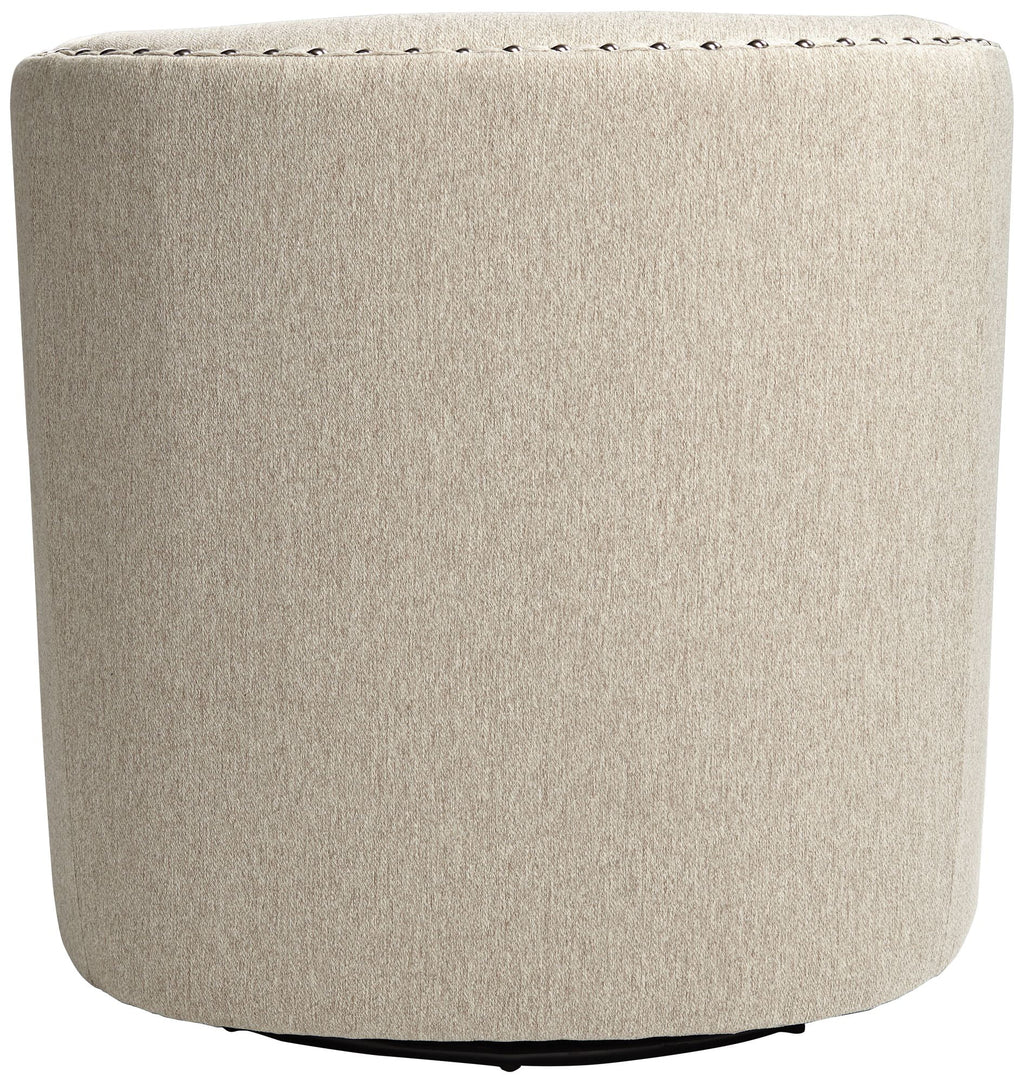 Oatmeal Swivel Accent Chair C6117