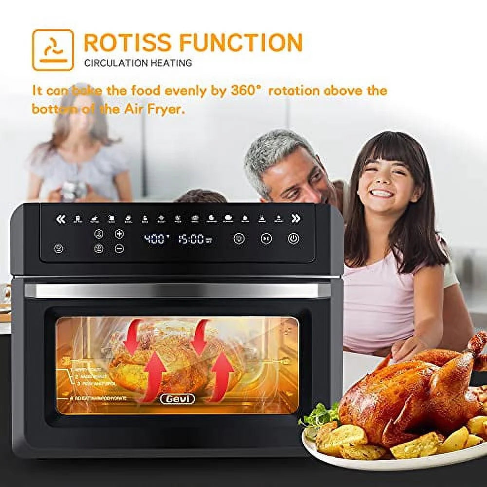 Air Fryer Toaster Oven Combo with Rotisserie and Dehydrator M562