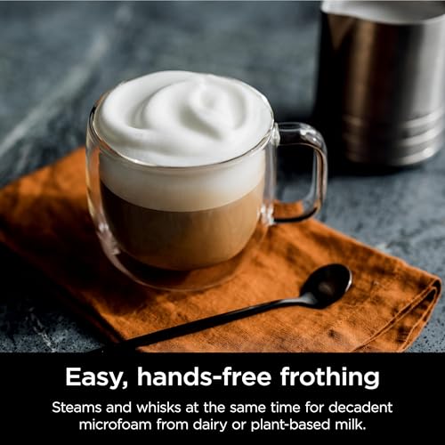 Stainless Steel Espresso Machine and Drip Coffee Maker with Integrated Coffee Grinder and Milk Frother D44176