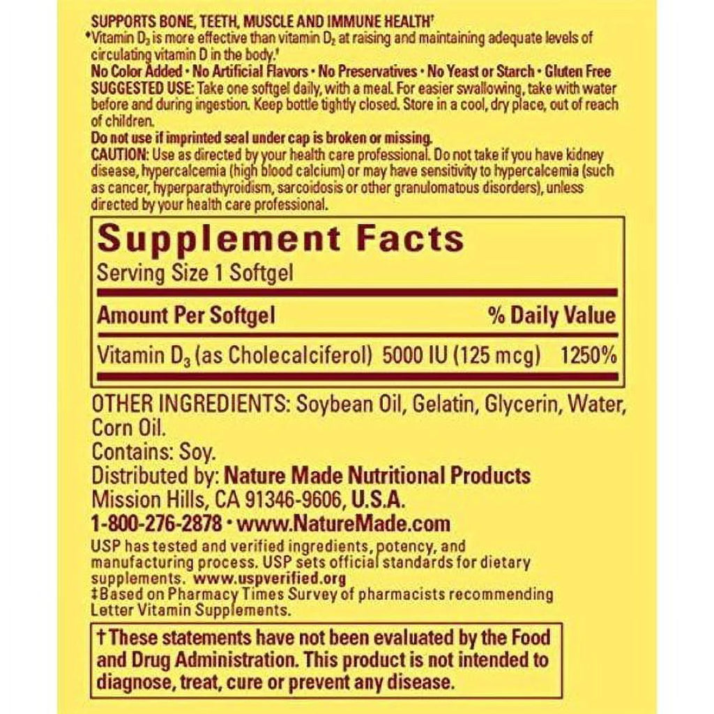 90 s Vitamin D3 Supplement C637283