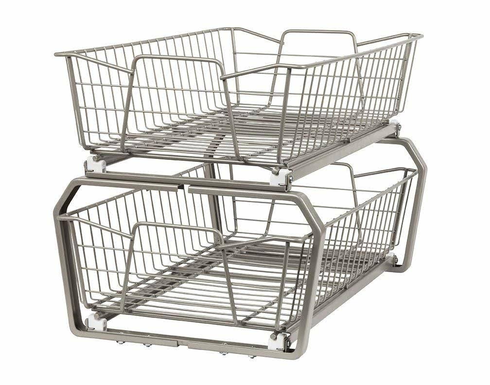 2 Tier 11-inch Wide Cabinet Organizer L3639
