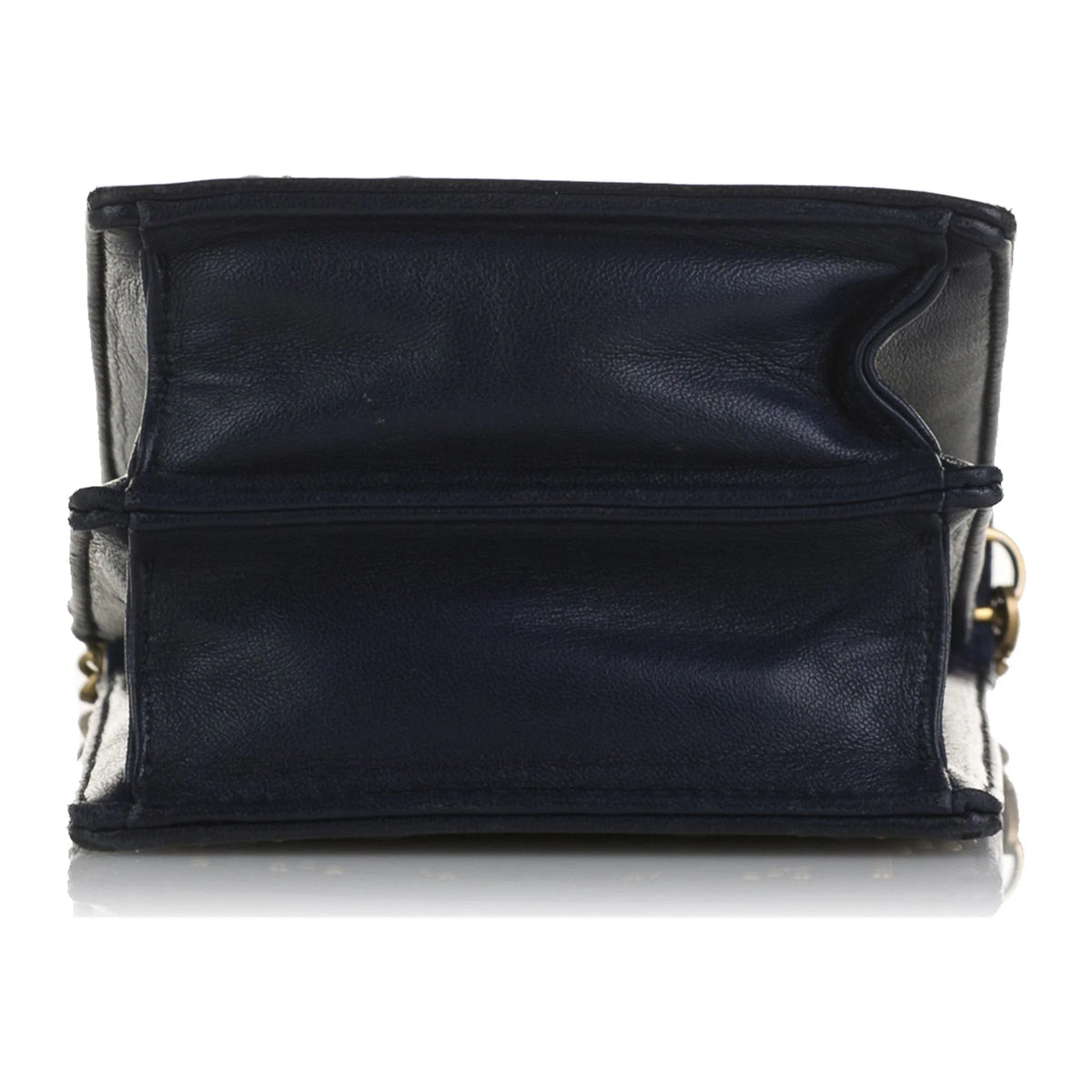 Blue Calf Leather Crossbody Bag J50116