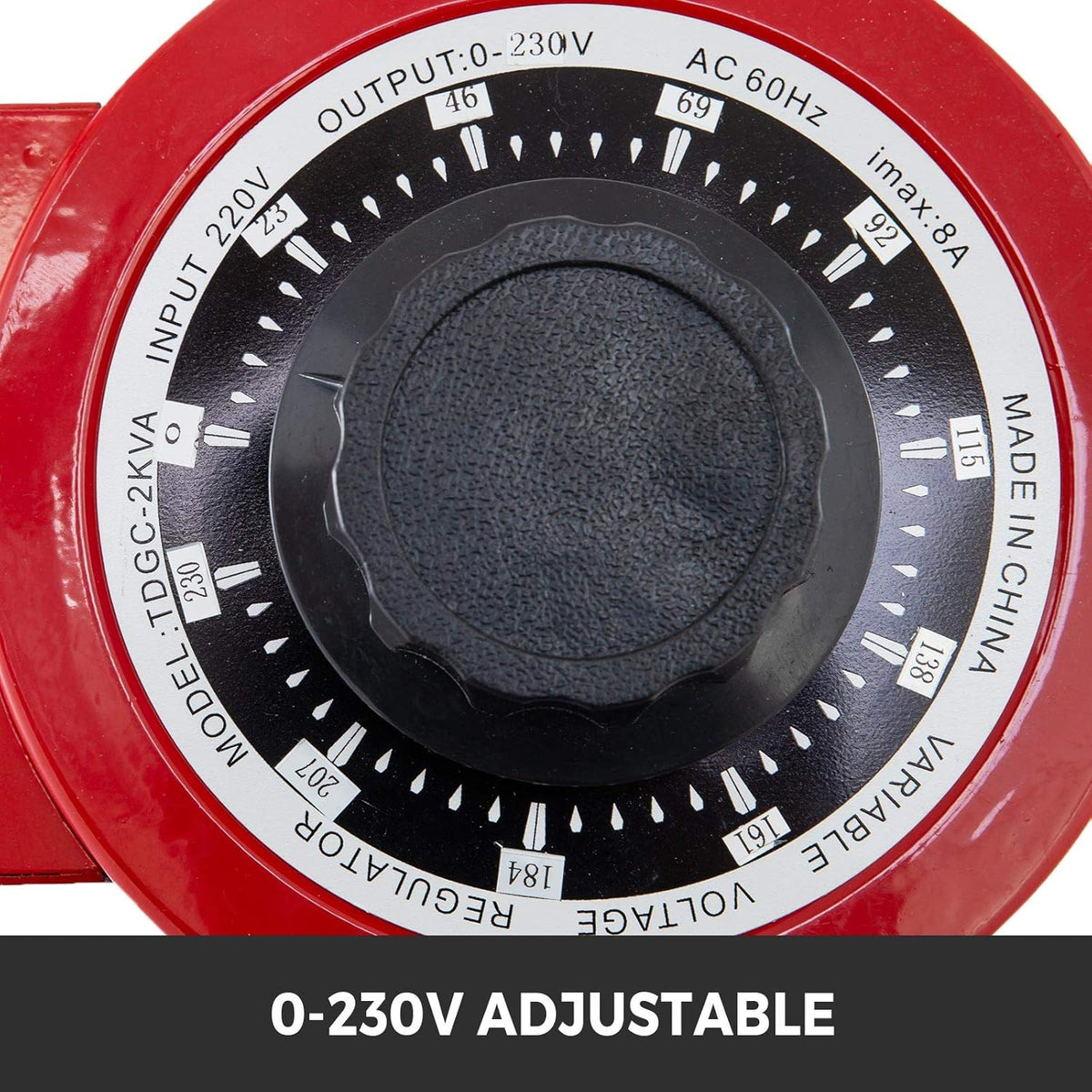 2000VA 20A Auto Transformer 110V 60Hz Input Voltage Digital Display 0-130V Output Automatic Voltage Regulator V13242