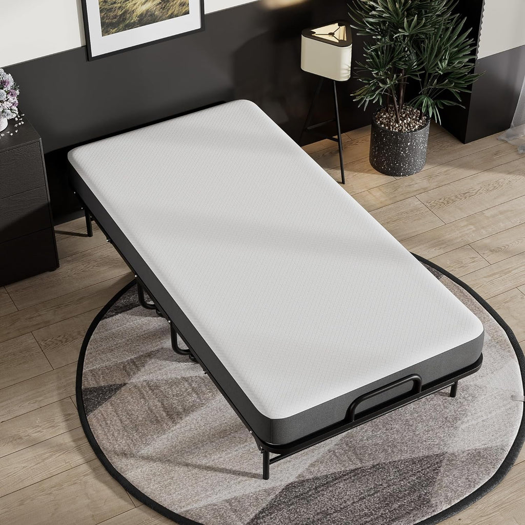 Folding Bed with 5" Memory Foam Mattress E768006