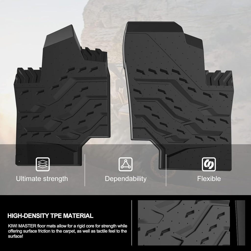 All Weather TPE Floor Mats Black B969933