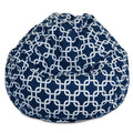 Navy Blue Large Classic Bean Bag Chair D2191