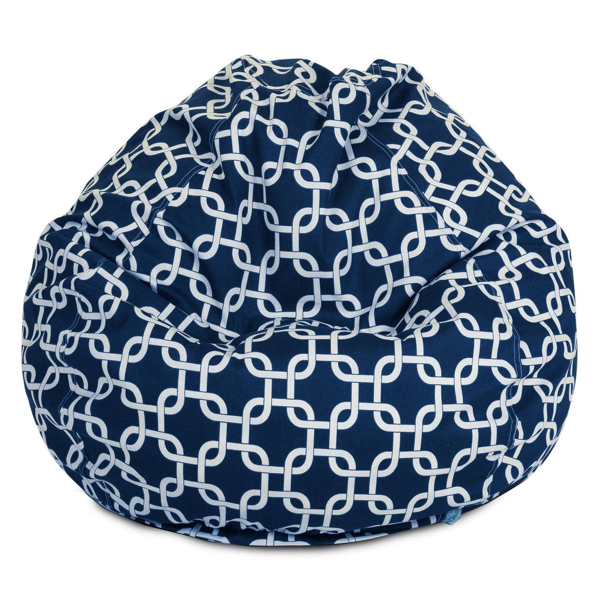 Navy Blue Large Classic Bean Bag Chair D2191
