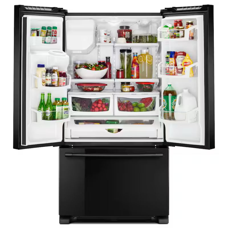 25 cu. ft. Black French Door Refrigerator X88436