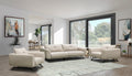 Cream 3-pc Fabric Sofa and 2 Chairs Set K894949
