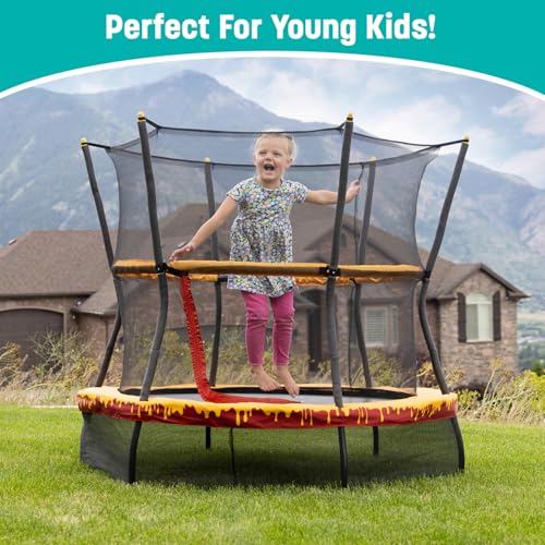 60" Mini Trampoline with Enclosure Net N193409