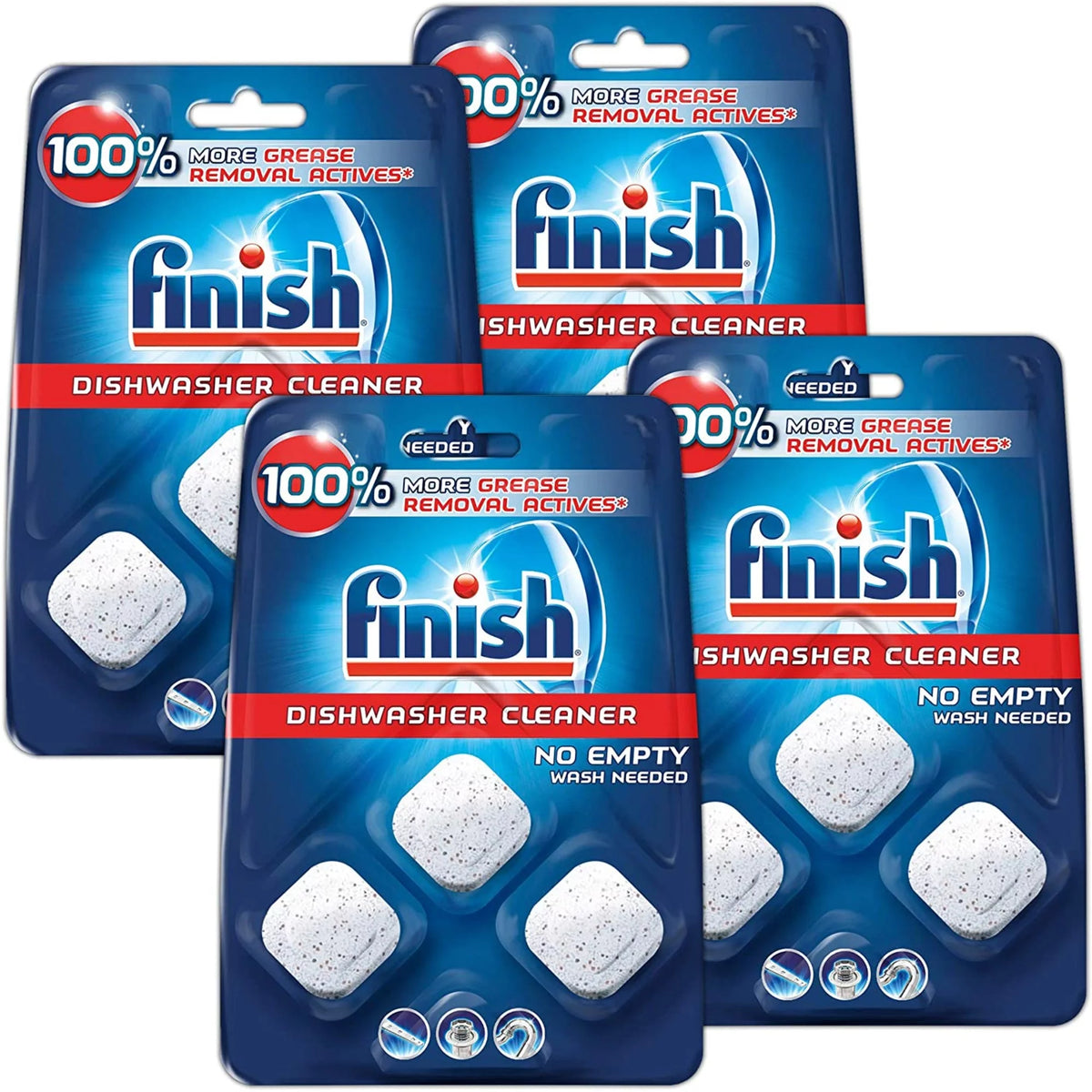 In-Wash Dishwasher Cleaner 3 Count Pack of 4 Z713