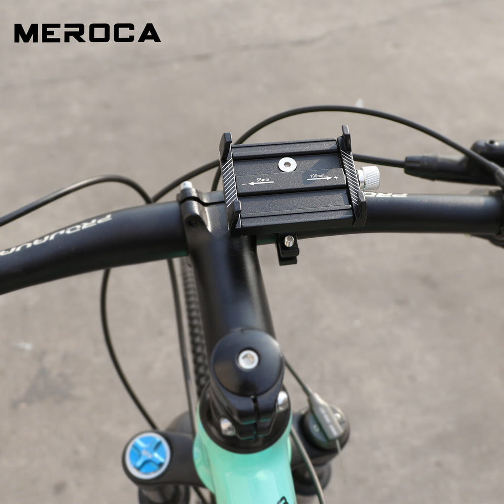 Black Metal Mobile Phone Holder for Motorcycle Scooter M9881