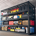 60" W x 24" D x 72" H Heavy Duty Adjustable Metal Shelving J351304
