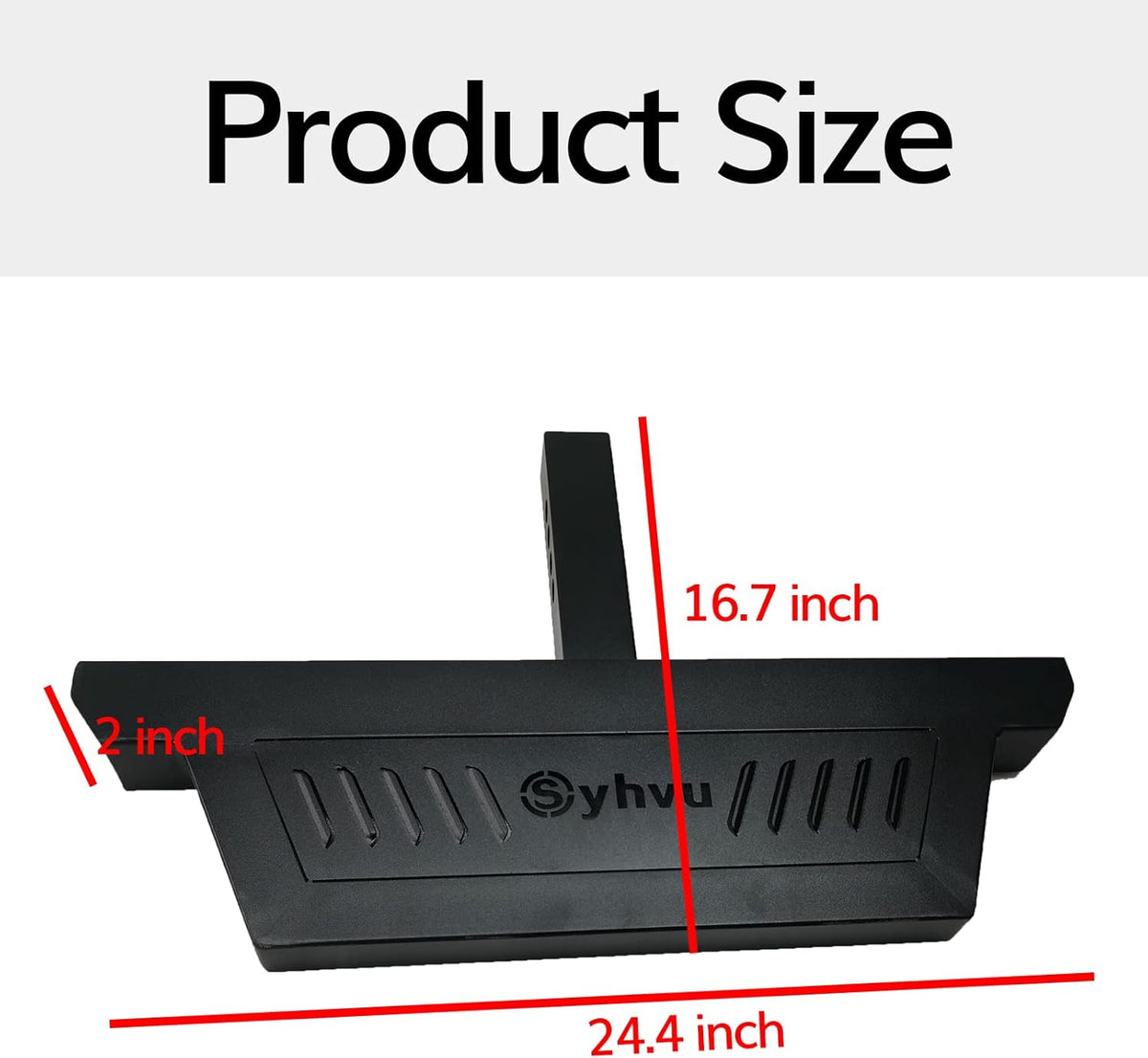 Matte Black Hitch Steps for 2'' Towing Receiver Y97442