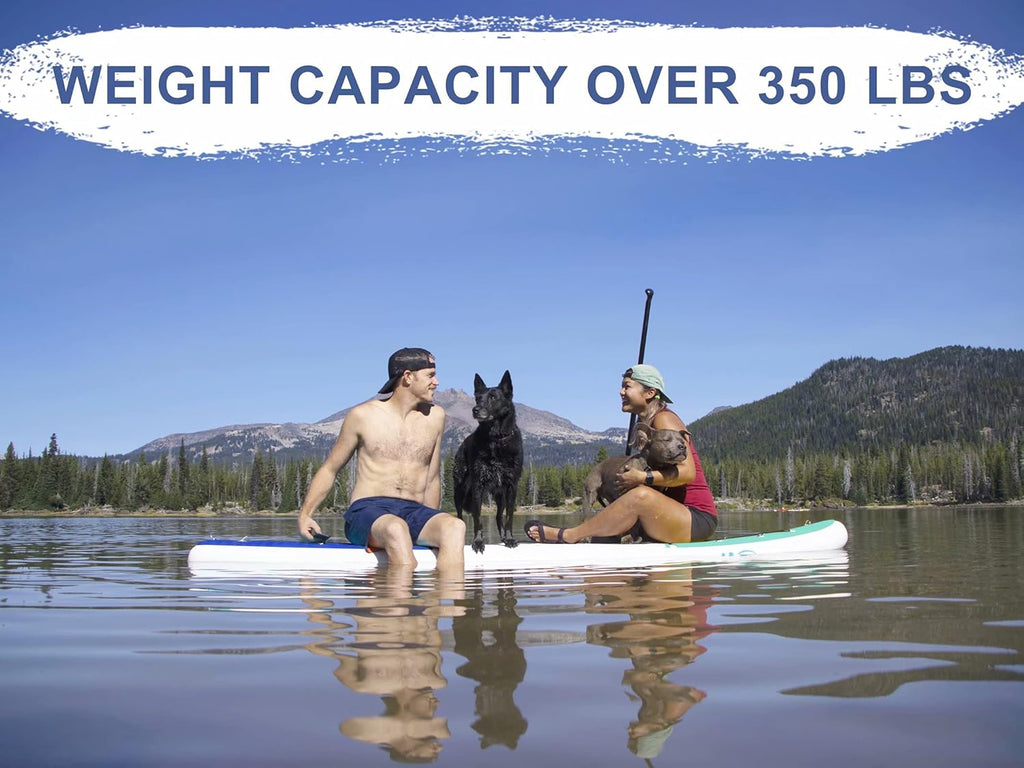 Inflatable Paddle Board 10FT Stand Up Paddleboard with Kayak Seat Non-Slip Deck M41558