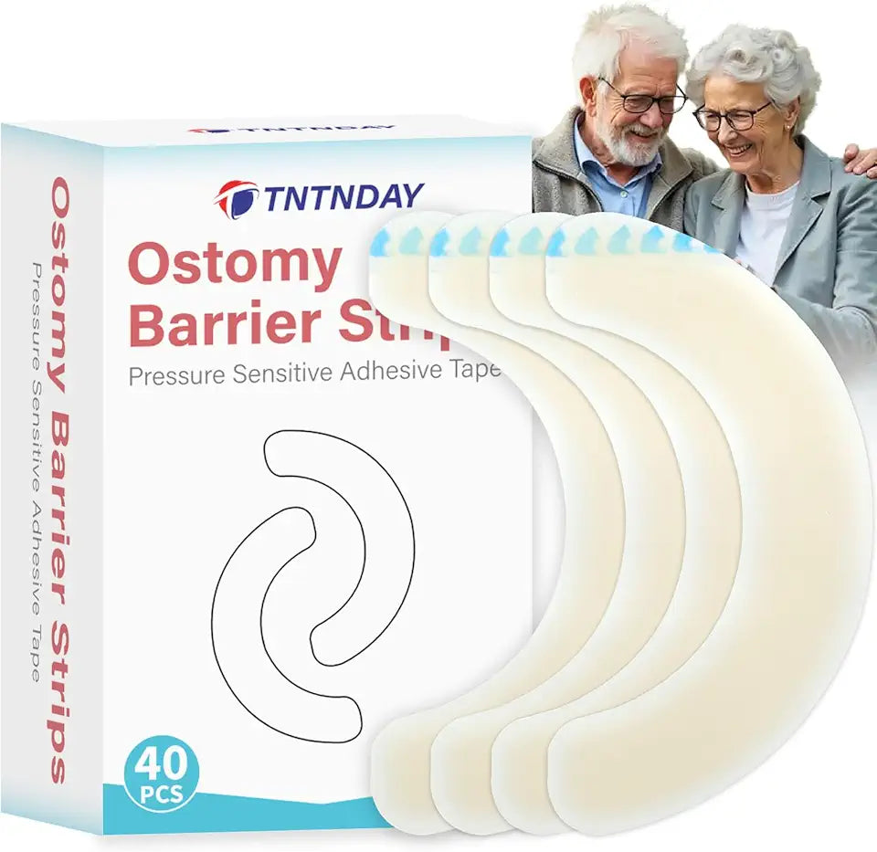 40 PCS Hydrocolloid Ostomy Barrier Strips E3296