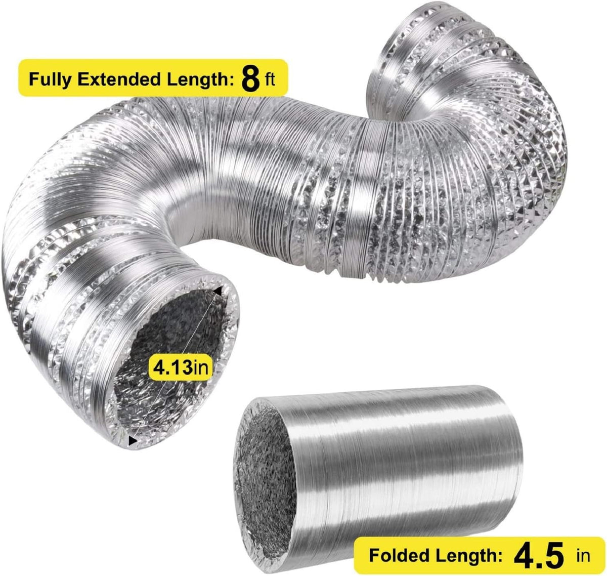 8 Inch 500 CFM Inline Fan Carbon Filter 25 Feet Ducting Combo M939