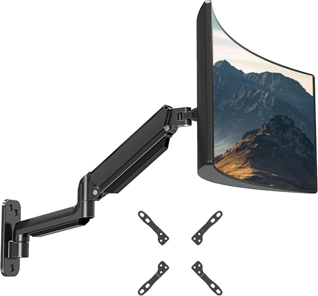 Monitor Wall Mount for Max 35 Inch Screen, Full Motion Gas Spring Arm R67511
