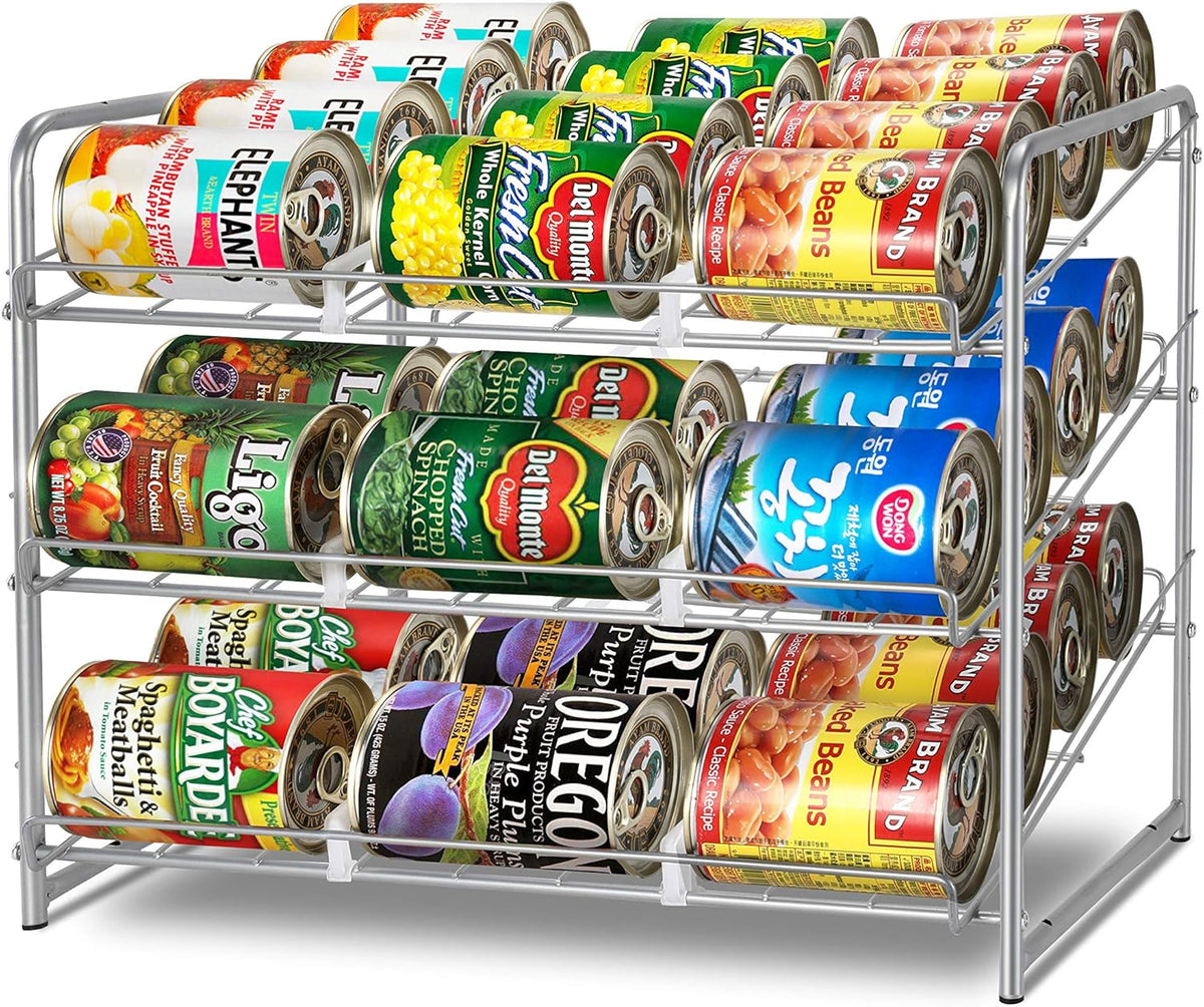 2 Pack Stackable Can Storage Dispenser, Chrome R262419