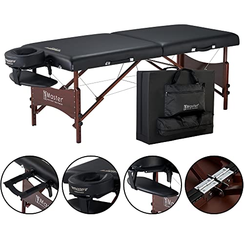 Portable Massage Table with 2.5" Cushion, Black L314