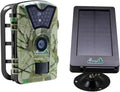 12MP Solar Trail Camera with Night Vision Motion Activated IP66 Waterproof 1080p R63491