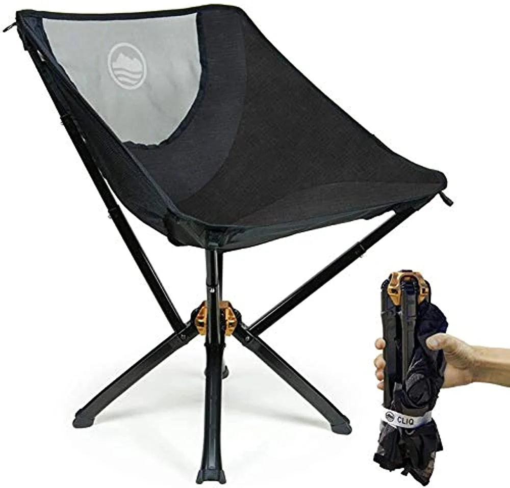 Portable Collapsible Camping Chair Supports 300 Lbs V4986