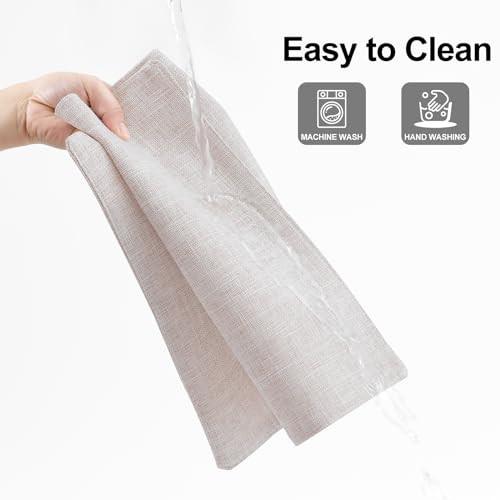 Cotton Linen Blend Placemats Set of 6 J397