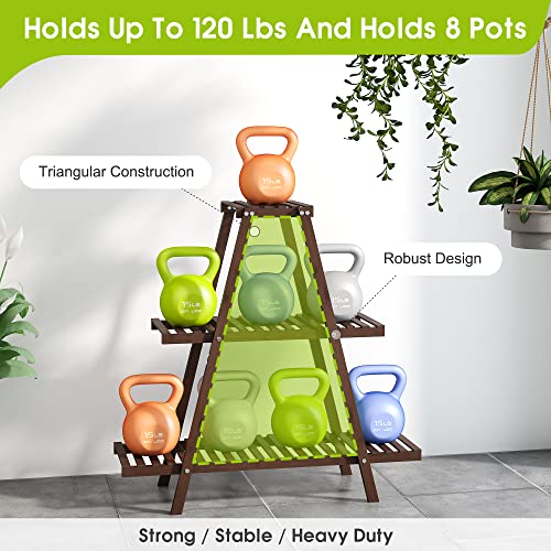 Bamboo 3 Tier Plant Stand P630775