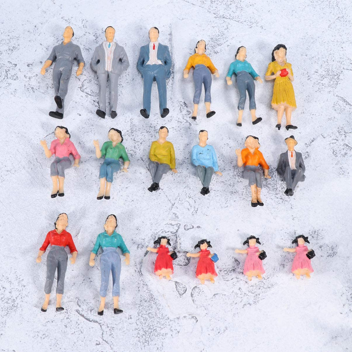 20PCS Colorful Miniature Figurines B289143