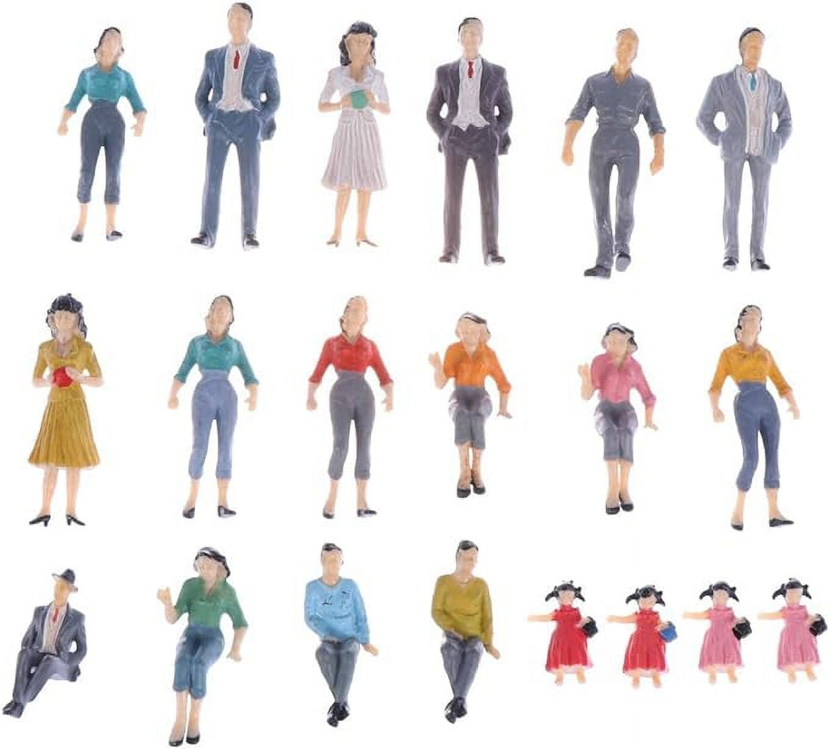 20PCS Colorful Miniature Figurines B289143