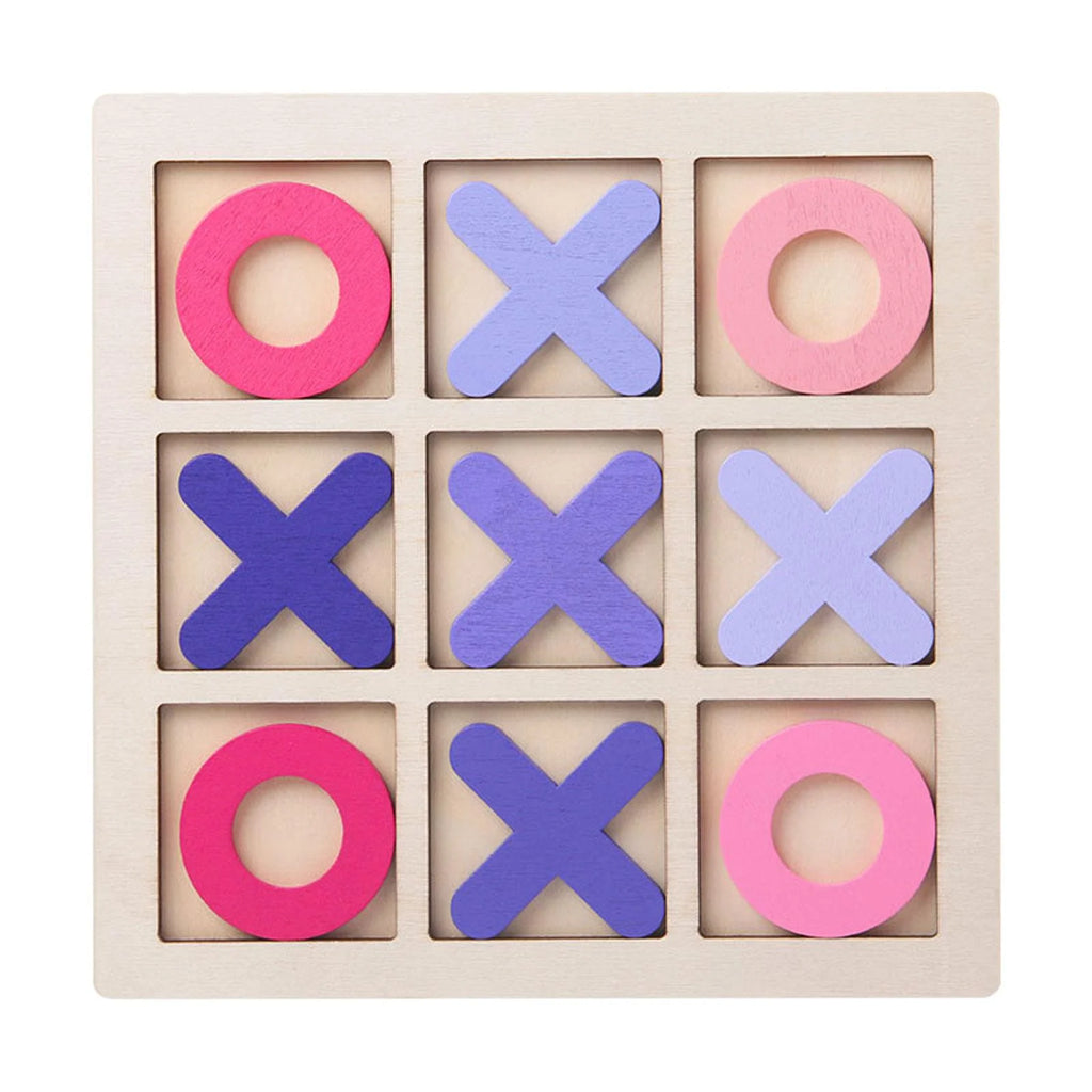Pink Tic Tac Toe Board Puzzle Game B510902