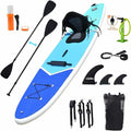 Inflatable Paddle Board 10FT Stand Up Paddleboard with Kayak Seat Non-Slip Deck M41558