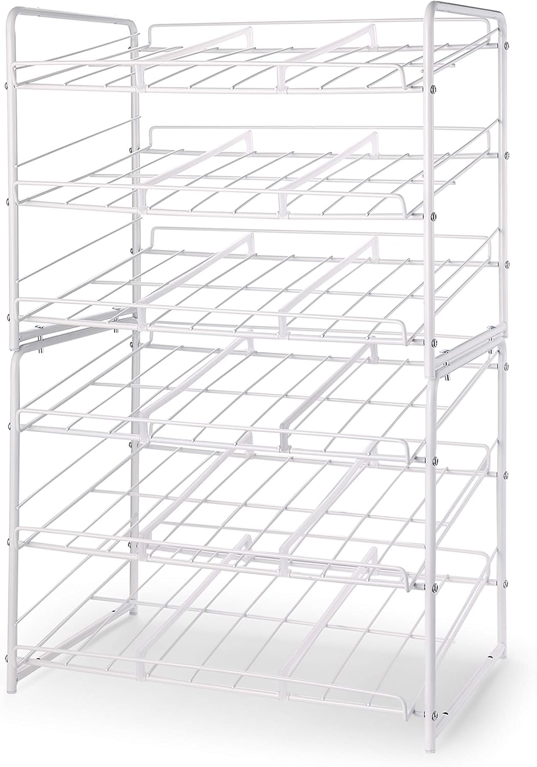 2 Pack Stackable Can Storage Dispenser, Chrome R262419