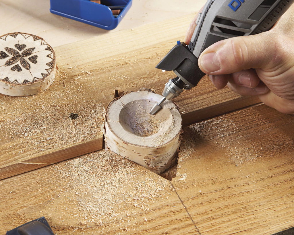 Corded Variable Speed Rotary Tool Kit with Flex Shaft and Hard Storage Case B9075